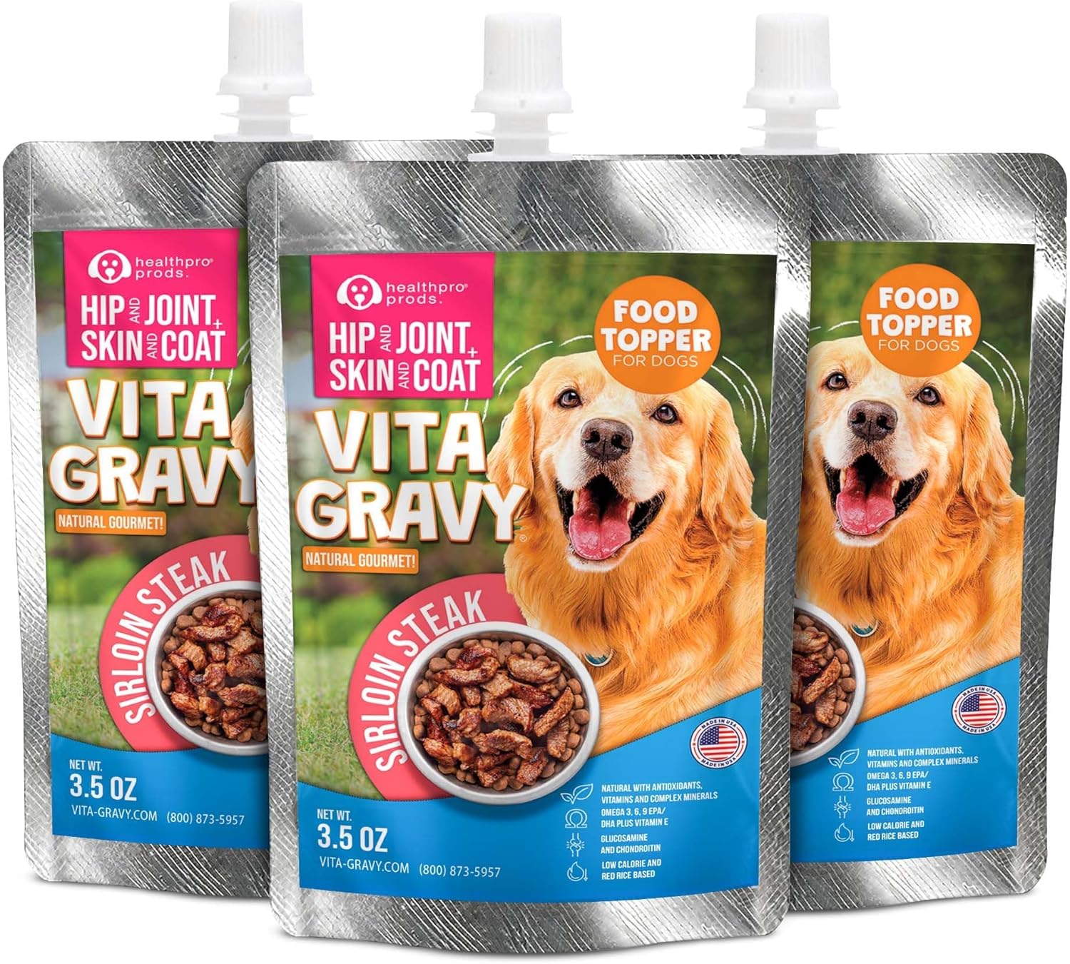 VITA-GRAVY® SIRLOIN STEAK, Skin & Coat, Hip & Joint