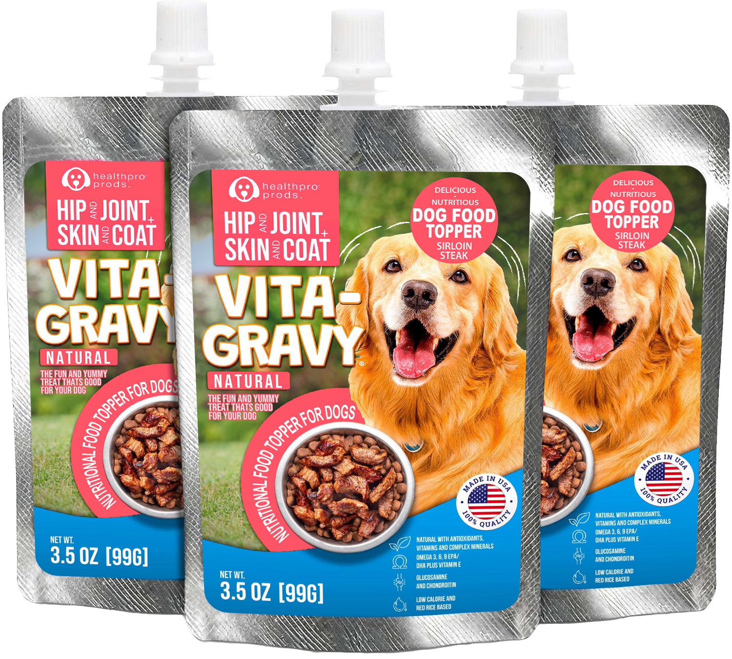 VITA-GRAVY® SIRLOIN STEAK, Skin & Coat, Hip & Joint